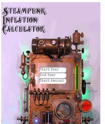 Steampunk Inflation Calculator
