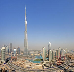 Burj Khalifa, tallest manmade structure on earth